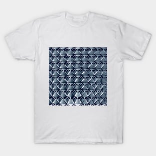 3D Geometric Polygon (Cold Blue) T-Shirt